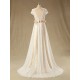 A-line Short Sleeves Chiffon and Lace Bridal Wedding Dresses WD010608 A-line Short Sleeves Chiffon and Lace Bridal Wedding Dresses WD010608