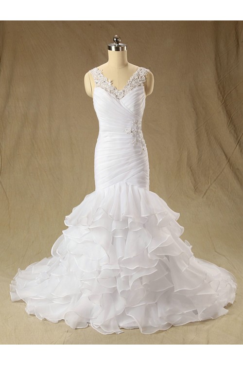 Stylish A-Line V-Neck Cap-Sleeves Floor-Length Bridesmaid Dress