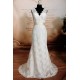 Trumpet/Mermaid V-neck Lace Bridal Wedding Dresses WD010637