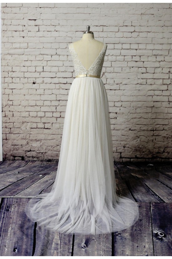 A-line V-neck Lace Bridal Wedding Dresses WD010643 A-line V-neck Lace Bridal Wedding Dresses WD010643