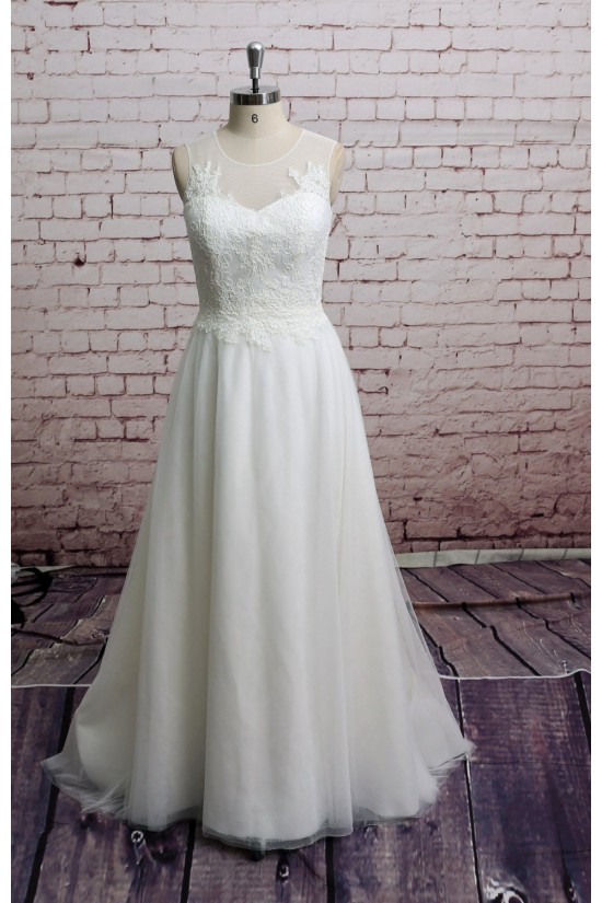 A-line Lace Bridal Wedding Dresses WD010645 A-line Lace Bridal Wedding Dresses WD010645