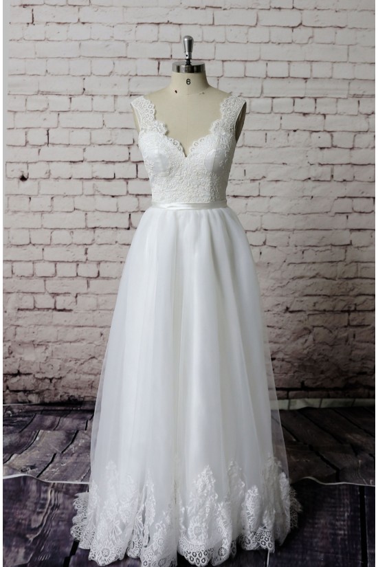 A-line Straps Lace Bridal Wedding Dresses WD010646 A-line Straps Lace Bridal Wedding Dresses WD010646