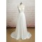 A-line Chiffon and Lace Bridal Wedding Dresses WD010650
