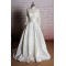 A-line Long Sleeves Lace Bridal Wedding Dresses WD010652