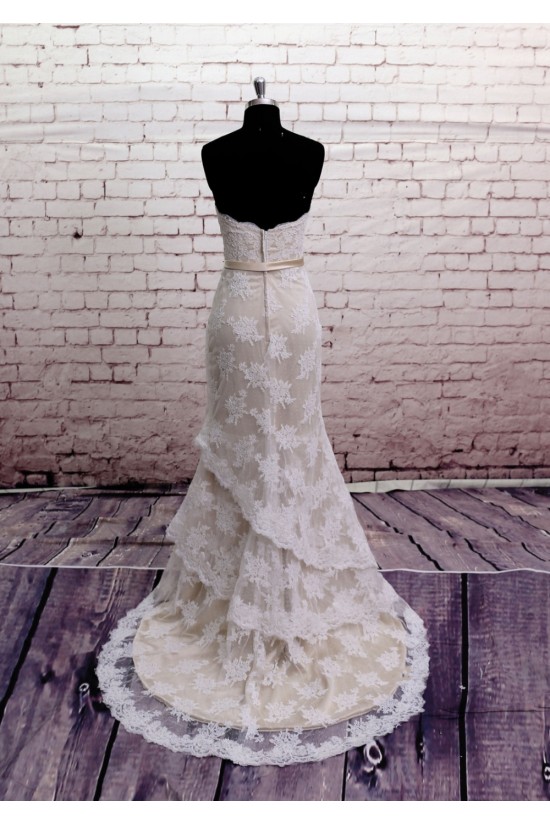 Trumpet/Mermaid Sweetheart Lace Bridal Wedding Dresses WD010655 Trumpet/Mermaid Sweetheart Lace Bridal Wedding Dresses WD010655