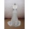 Trumpet/Mermaid V-neck Lace Bridal Wedding Dresses WD010659