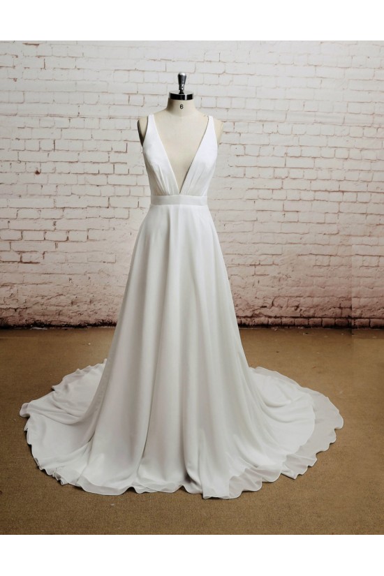 A-line V-neck Bridal Wedding Dresses WD010665 A-line V-neck Bridal Wedding Dresses WD010665