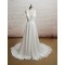 A-line V-neck Bridal Wedding Dresses WD010665