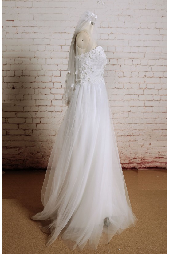 A-line Sweetheart Lace and Tulle Bridal Wedding Dresses WD010666 A-line Sweetheart Lace and Tulle Bridal Wedding Dresses WD010666