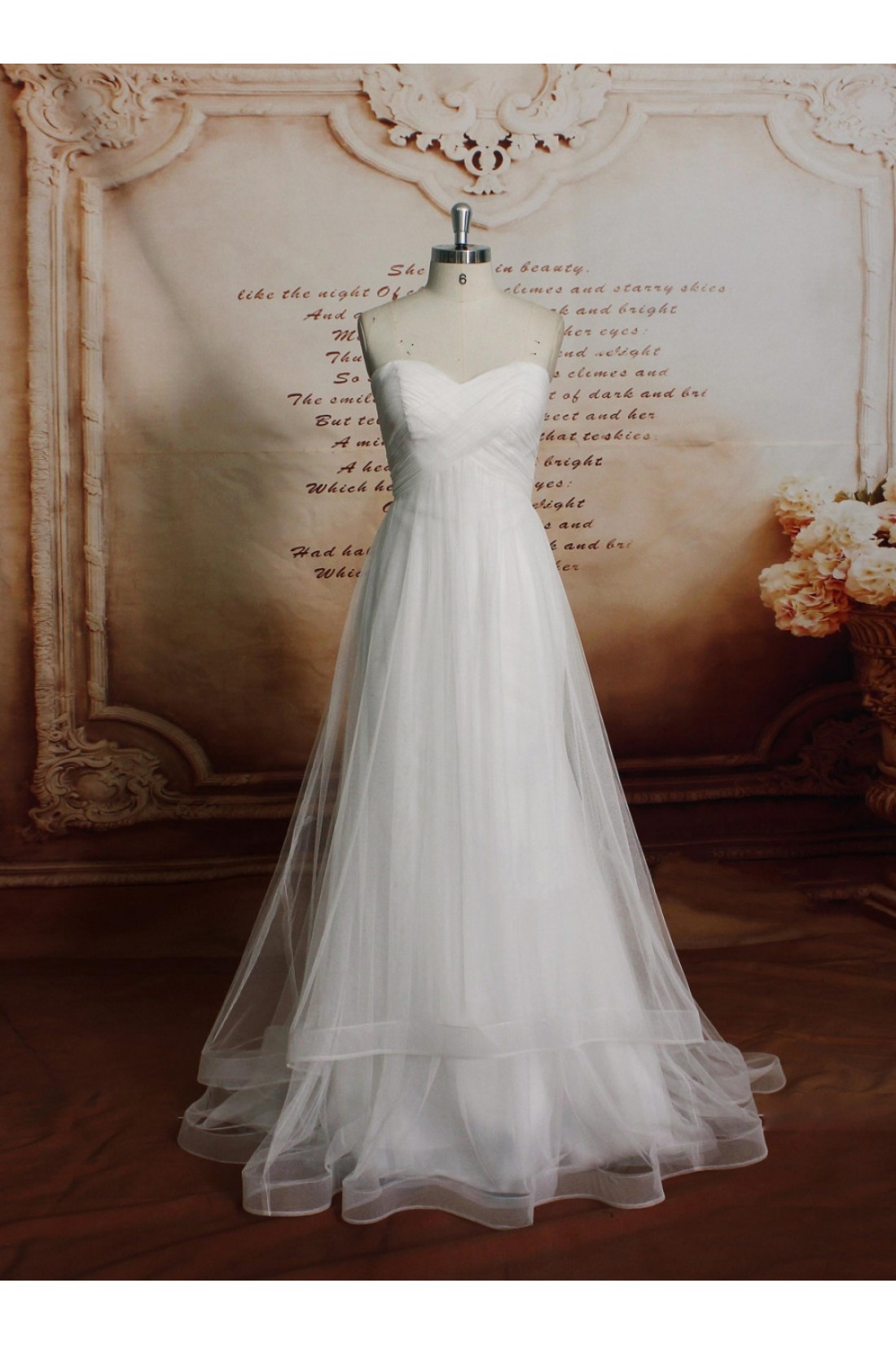 Gorgeous Sweetheart A-Line Elegant Wedding Reception Dress, DP3639