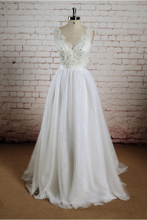 A-line Red Prom Gown Formal Dresses