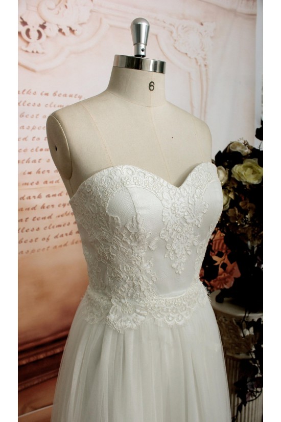 A-line Sweetheart Lace and Tulle Bridal Wedding Dresses WD010682 A-line Sweetheart Lace and Tulle Bridal Wedding Dresses WD010682