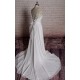 A-line V-neck Lace Bowknot Bridal Wedding Dresses WD010690 A-line V-neck Lace Bowknot Bridal Wedding Dresses WD010690