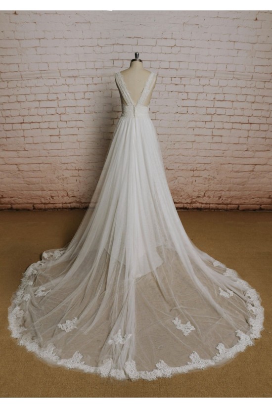 A-line V-neck Lace Bridal Wedding Dresses WD010696 A-line V-neck Lace Bridal Wedding Dresses WD010696
