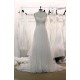A-line Straps Lace and Tulle Bridal Wedding Dresses WD010699