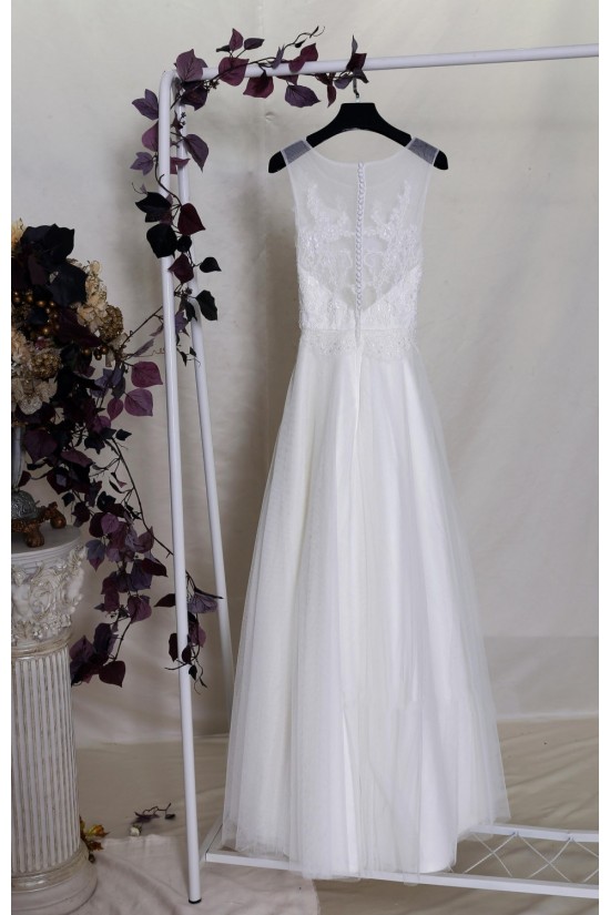 A-line Lace Bridal Gown Wedding Dress WD010702 A-line Lace Bridal Gown Wedding Dress WD010702