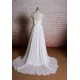 A-line Lace and Chiffon Bridal Gown Wedding Dress WD010719