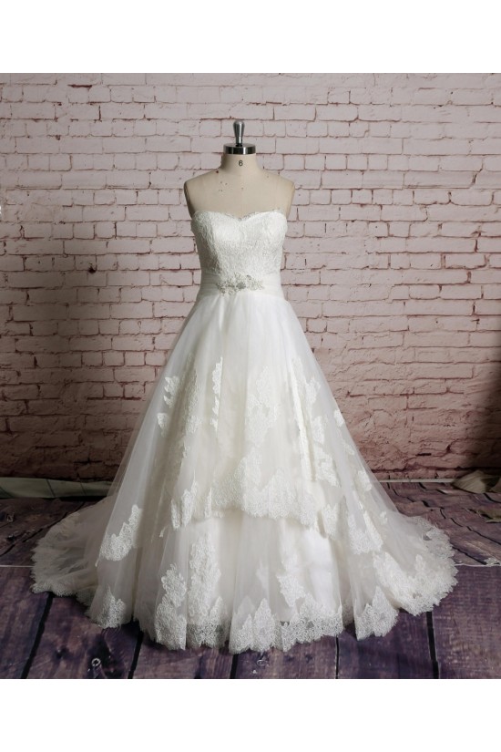 A-line Sweetheart Lace Bridal Gown Wedding Dress WD010720 A-line Sweetheart Lace Bridal Gown Wedding Dress WD010720