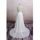 A-line V-neck Chiffon and Lace Bridal Gown Wedding Dress WD010722 A-line V-neck Chiffon and Lace Bridal Gown Wedding Dress WD010722