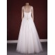 A-line Straps Lace and Tulle Bridal Gown Wedding Dress WD010755