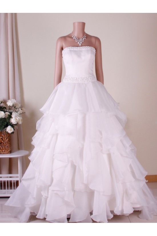 Ball Gown Strapless Beaded Bridal Gown Wedding Dress WD010766 Ball Gown Strapless Beaded Bridal Gown Wedding Dress WD010766