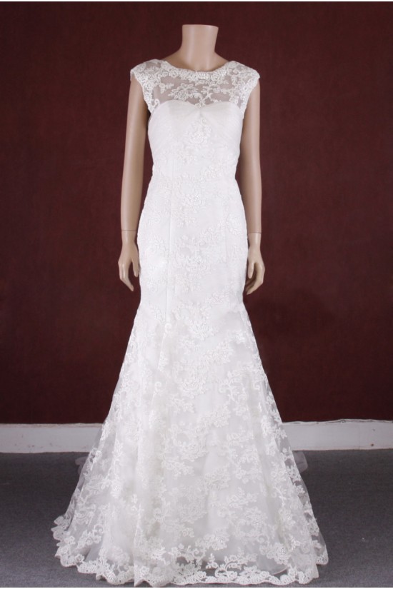 Trumpet/Mermaid Lace Bridal Gown Wedding Dress WD010769