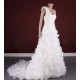 A-line One Shoulder Bridal Gown Wedding Dress WD010770