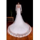 Trumpet/Mermaid Off the Shoulder 3/4 Sleeves Beaded Bridal Gown Wedding Dress WD010778 Trumpet/Mermaid Off the Shoulder 3/4 Sleeves Beaded Bridal Gown Wedding Dress WD010778