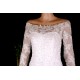 Trumpet/Mermaid Off the Shoulder 3/4 Sleeves Beaded Bridal Gown Wedding Dress WD010778 Trumpet/Mermaid Off the Shoulder 3/4 Sleeves Beaded Bridal Gown Wedding Dress WD010778
