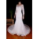 Trumpet/Mermaid Off the Shoulder 3/4 Sleeves Beaded Bridal Gown Wedding Dress WD010778 Trumpet/Mermaid Off the Shoulder 3/4 Sleeves Beaded Bridal Gown Wedding Dress WD010778