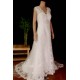 A-line V-neck Beaded Lace Bridal Gown Wedding Dress WD010779 A-line V-neck Beaded Lace Bridal Gown Wedding Dress WD010779