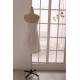 Sheath Sweetheart Beaded Appliques Short Bridal Gown Wedding Dress WD010793