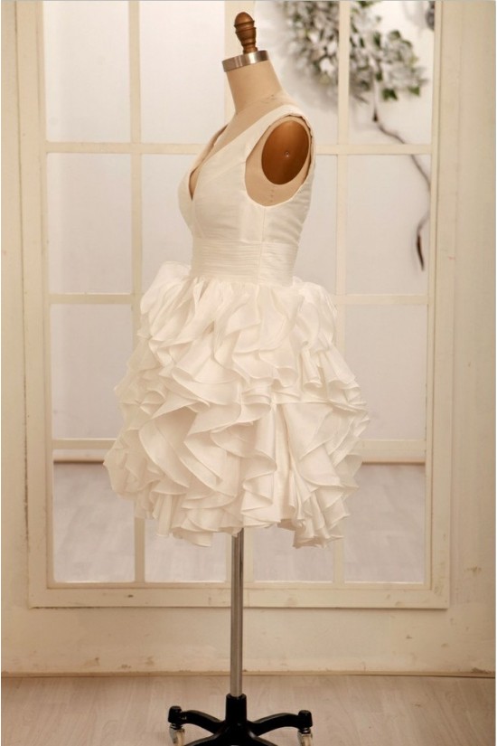 Ball Gown V-neck Short Bridal Gown Wedding Dress WD010800 Ball Gown V-neck Short Bridal Gown Wedding Dress WD010800