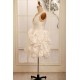 Ball Gown V-neck Short Bridal Gown Wedding Dress WD010800