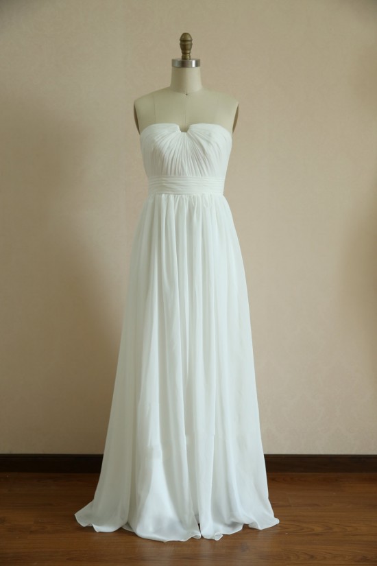 A-line Chiffon Bridal Wedding Dresses WD010805 A-line Chiffon Bridal Wedding Dresses WD010805