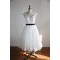 A-line Short Lace BowKnot Bridal Wedding Dresses WD010806