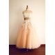 A-line Strapless Lace and Tulle Short Bridal Wedding Dresses WD010808 A-line Strapless Lace and Tulle Short Bridal Wedding Dresses WD010808