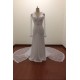 Trumpet/Mermaid Long Sleeves Beaded Lace Bridal Wedding Dresses WD010814