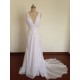 V-neck Lace and Chiffon Bridal Wedding Dresses WD010821 V-neck Lace and Chiffon Bridal Wedding Dresses WD010821