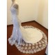 Trumpet/Mermaid Beaded Appliques Bridal Wedding Dresses WD010825 Trumpet/Mermaid Beaded Appliques Bridal Wedding Dresses WD010825