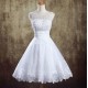 A-line Beaded Lace Short Bridal Wedding Dresses WD010831 A-line Beaded Lace Short Bridal Wedding Dresses WD010831