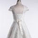 A-line Short Cap Sleeves Lace Bridal Wedding Dresses WD010836 A-line Short Cap Sleeves Lace Bridal Wedding Dresses WD010836
