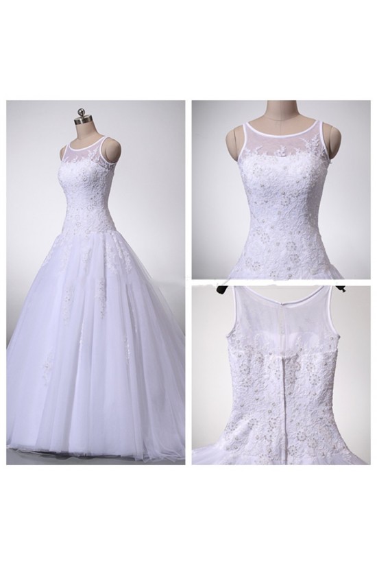 A-line Lace Bridal Wedding Dresses WD010845 A-line Lace Bridal Wedding Dresses WD010845