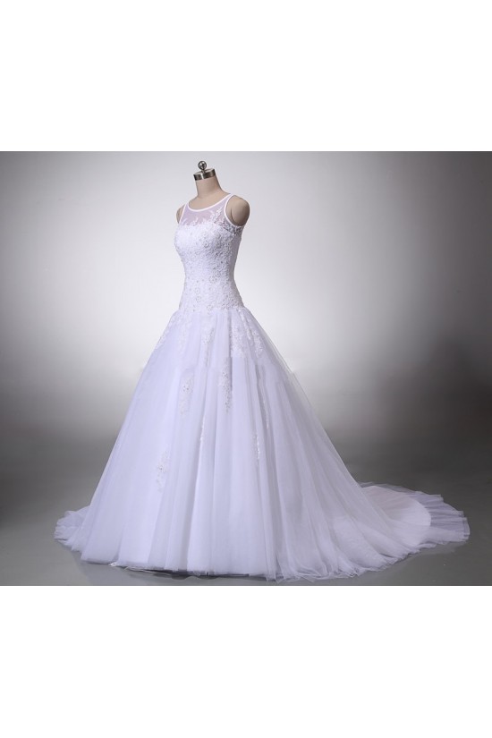 A-line Lace Bridal Wedding Dresses WD010845 A-line Lace Bridal Wedding Dresses WD010845