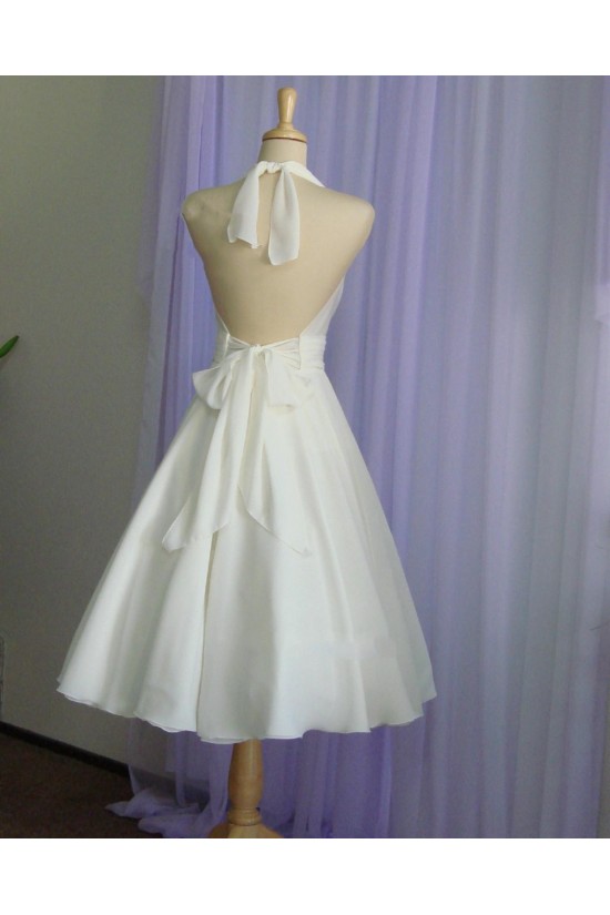 A-line Halter Short Bridal Wedding Dresses WD010850 A-line Halter Short Bridal Wedding Dresses WD010850