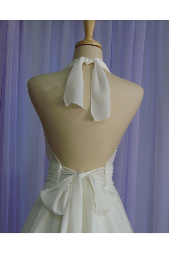 A-line Halter Short Bridal Wedding Dresses WD010850 A-line Halter Short Bridal Wedding Dresses WD010850