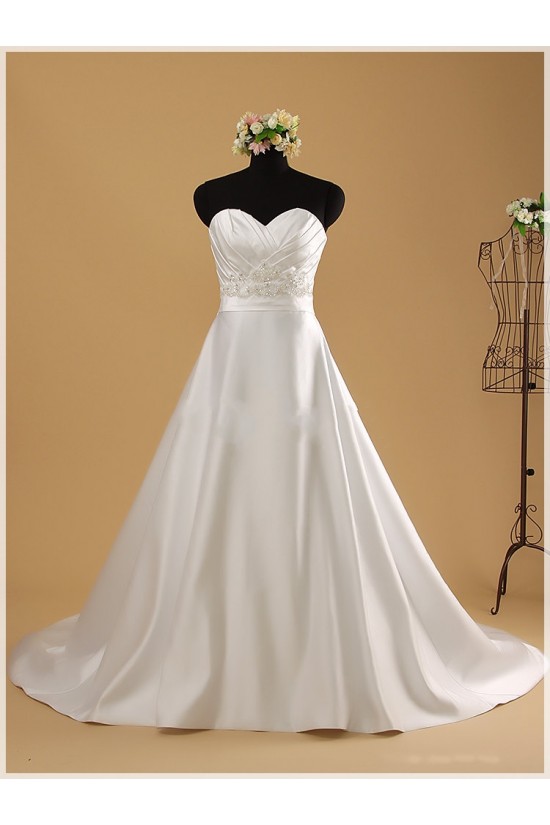 A-line Sweetheart Beaded Bridal Wedding Dresses WD010853 A-line Sweetheart Beaded Bridal Wedding Dresses WD010853