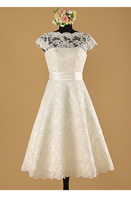 A-line Short Lace Bridal Wedding Dresses WD010854 A-line Short Lace Bridal Wedding Dresses WD010854