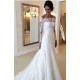 A-Line Off-the-Shoulder Long Sleeves Lace Bridal Wedding Dresses WD010860 A-Line Off-the-Shoulder Long Sleeves Lace Bridal Wedding Dresses WD010860