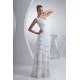 Sheath/Column Floor-Length One-Shoulder Wedding Dresses 2030006 Sheath/Column Floor-Length One-Shoulder Wedding Dresses 2030006